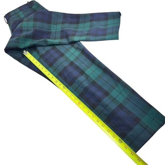 J Crew Slim Cropped Ruby Pant in Black Watch Plaid - Picture 10 of 12